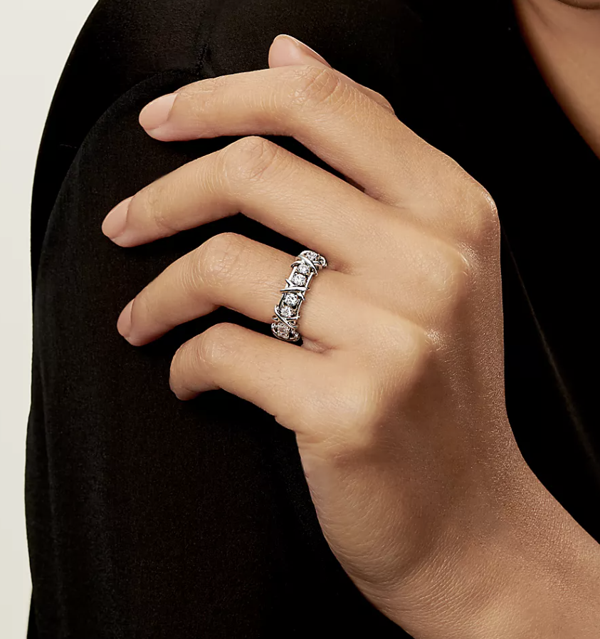 [⭐JeweliWhal]SIXTEEN STONE SILVER RING