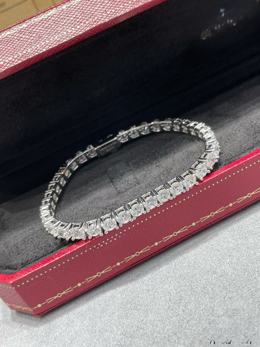 [⭐⭐JeweliWhal jewelrys]TENNIS BRACELET WITH FULL DIAMOND SETTING