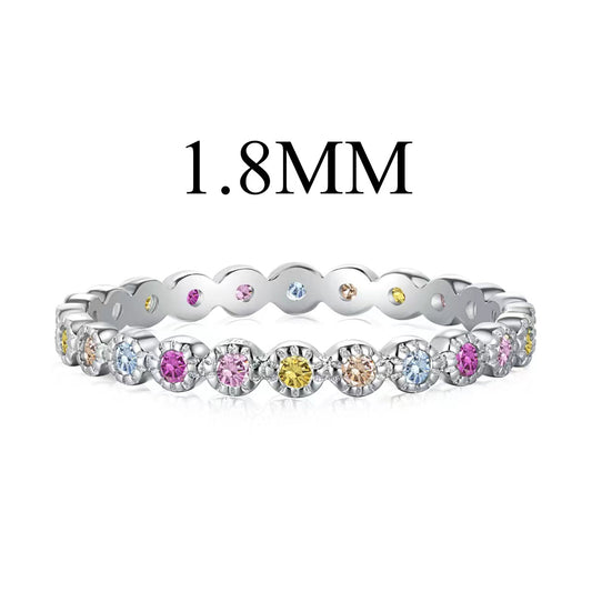 [Manual]Unique Scintillating Round Cut Daily Ring