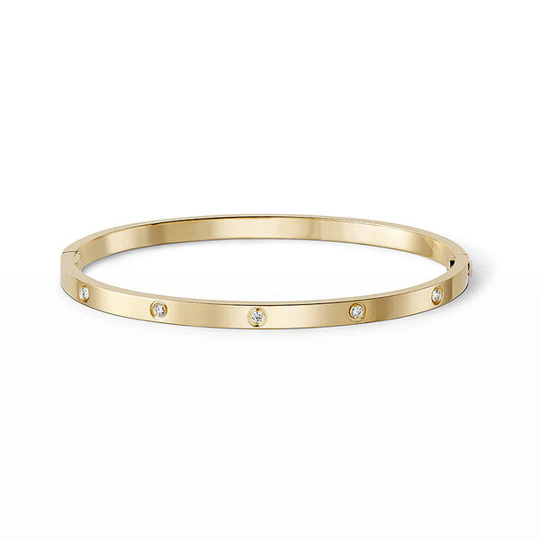 [⭐⭐JeweliWhal]LOVE BRACELET 3.65MM 10 DIAMONDS