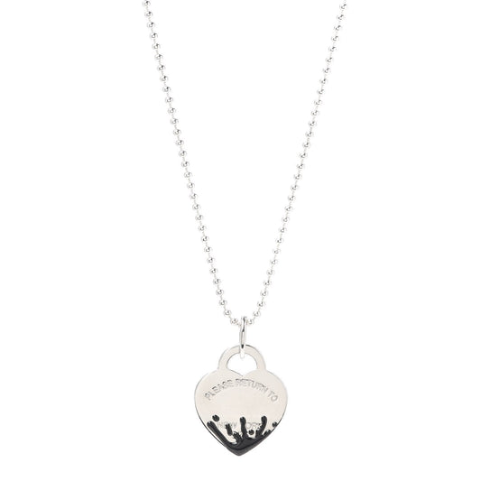 [⭐JeweliWhal]COLOUR HEART SPLASH TAG NECKLACE