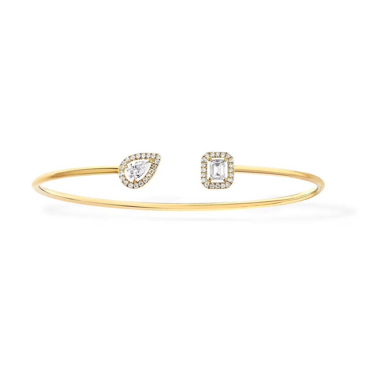 [⭐⭐JeweliWhal]JONC FLEX MY TWIN TOI & MOI SILVER DIAMOND BRACELET