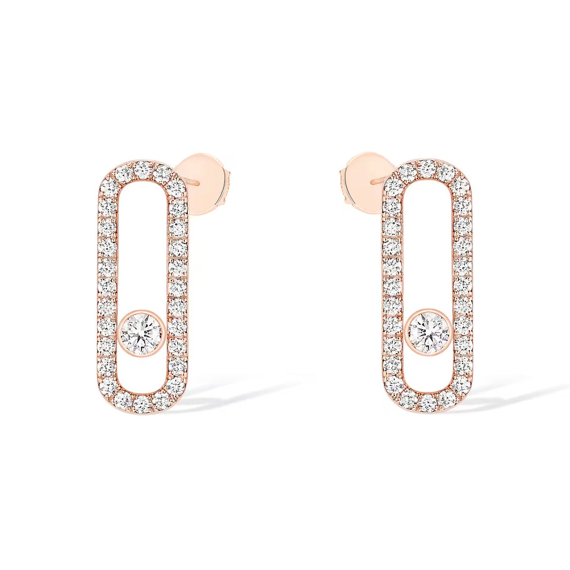 [⭐⭐JeweliWhal]MOVE UNO STUD DIAMOND PAVED EARRINGS