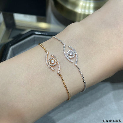 [⭐⭐JeweliWhal]Demo Eye Pave-Set Diamond Bracelet