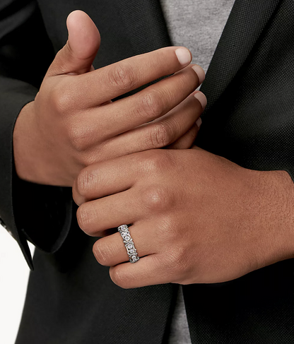 [⭐JeweliWhal]SIXTEEN STONE SILVER RING