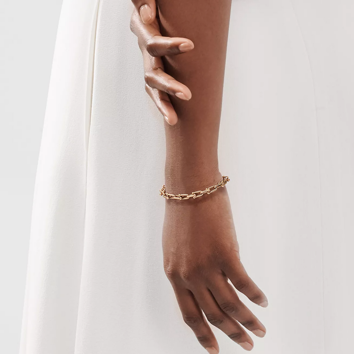 [⭐JeweliWhal]HARDWEAR SMALL LINK 26 MOTIF PINK GOLD BRACELET