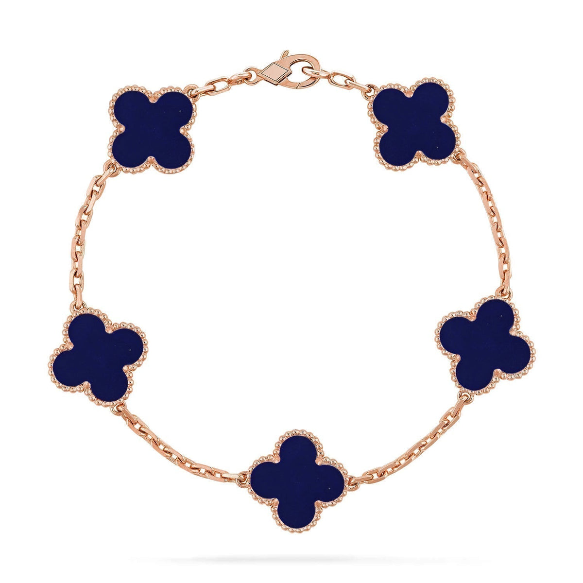 [⭐⭐JeweliWhal]CLOVER 5 MOTIF LAPIS LAZULI BRACELET COLLECTION