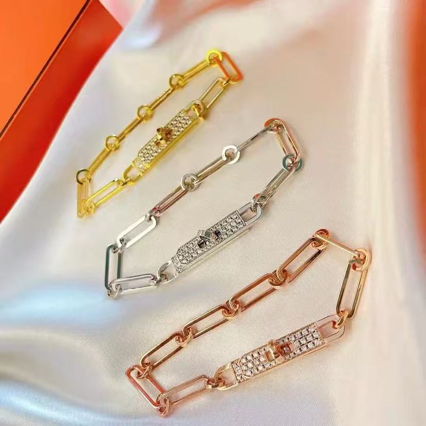 [⭐⭐JeweliWhal]CHAINE BRACELET SMALL MODEL DIAMOND