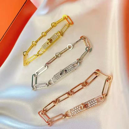 [⭐⭐JeweliWhal]CHAINE BRACELET SMALL MODEL DIAMOND
