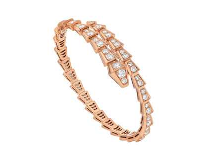 [⭐⭐JeweliWhal]SERPENTI BRACELET 6.8MM PINK GOLD DIAMOND