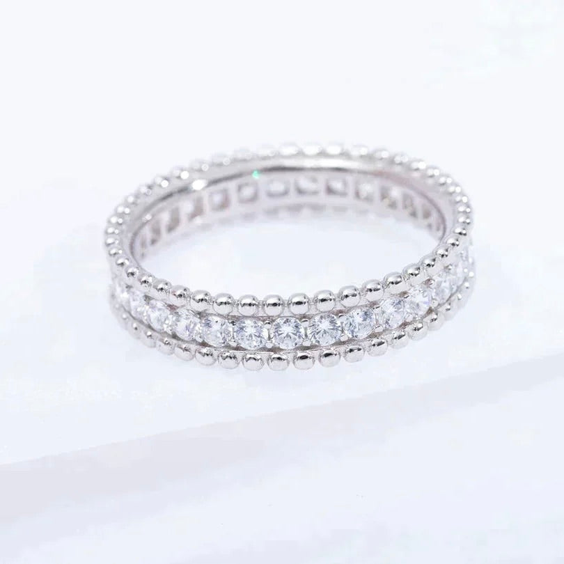 [⭐⭐JeweliWhal]PERLEE DIAMOND SILVER RING