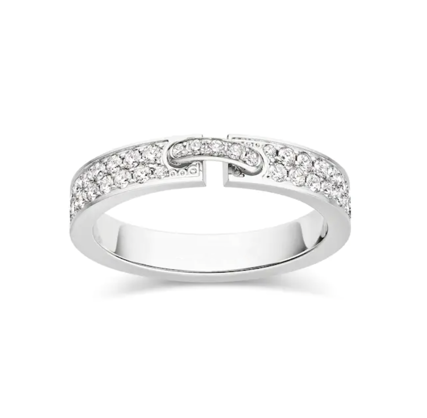 [⭐⭐JeweliWhal]ALLIANCE LIENS VIDENCE PAVED DIAMOND 4MM RING