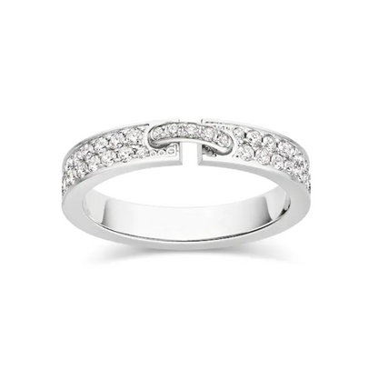 [⭐⭐JeweliWhal]ALLIANCE LIENS VIDENCE PAVED DIAMOND 4MM RING