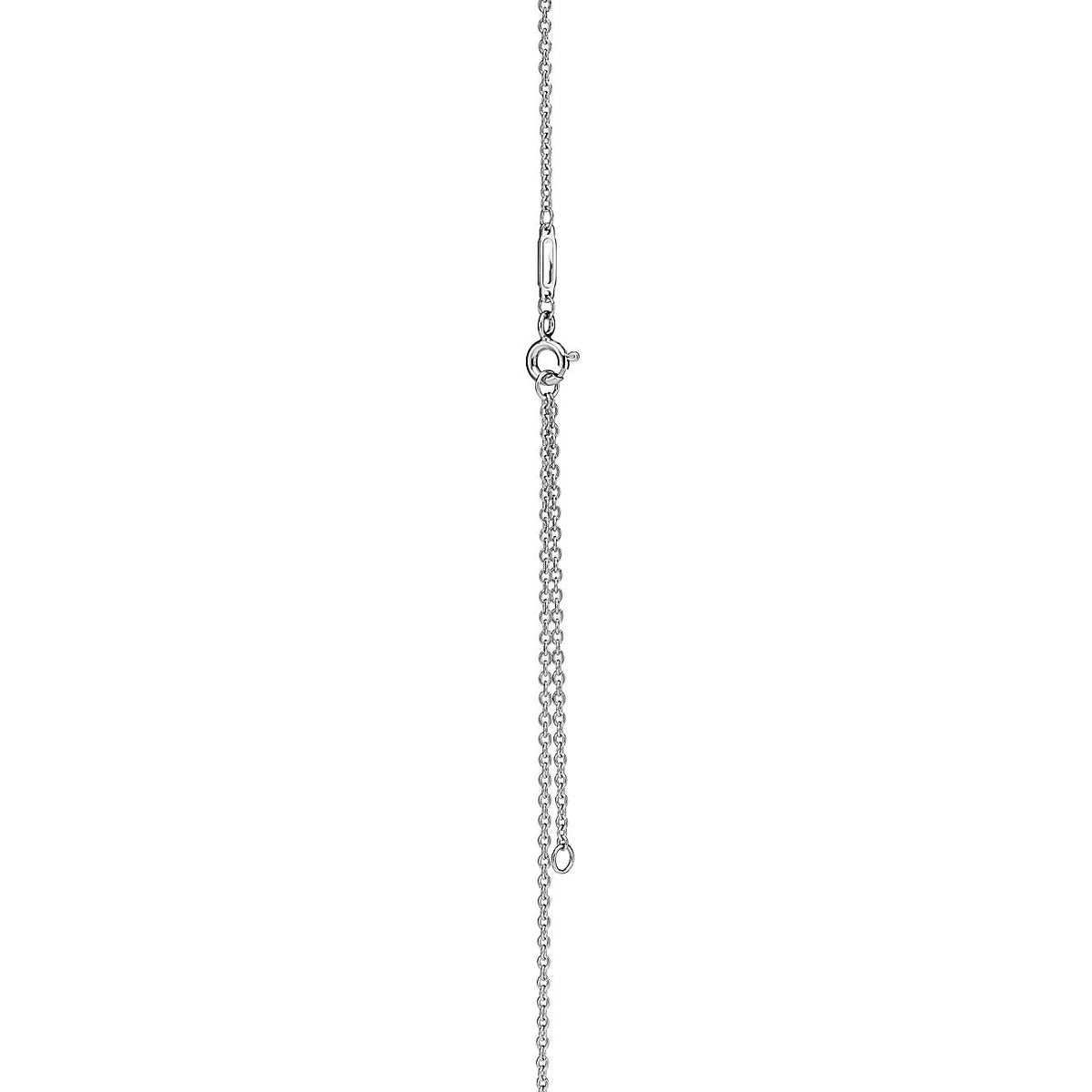 [⭐JeweliWhal]KNOT PENDANT SILVER DIAMOND NECKLACE