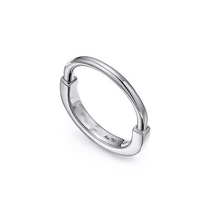 [⭐JeweliWhal]LOCK RING SILVER