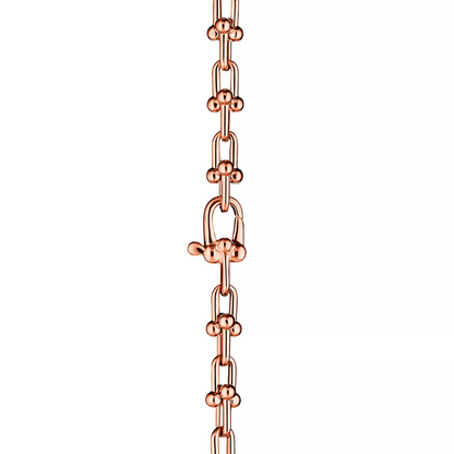 [⭐JeweliWhal]HARDWEAR MICRO LINK 44 MOTIF PINK GOLD BRACELET