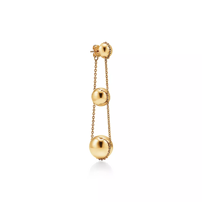 [⭐JeweliWhal]TRIPLE DROP GOLD EARRINGS