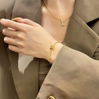 [⭐⭐JeweliWhal]LOGO STAR MOTIF GOLD BRACELET