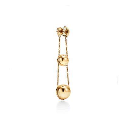 [⭐JeweliWhal]TRIPLE DROP GOLD EARRINGS
