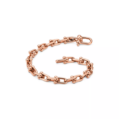 [⭐JeweliWhal]HARDWEAR SMALL LINK 26 MOTIF PINK GOLD BRACELET