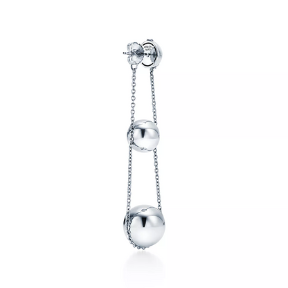 [⭐JeweliWhal]TRIPLE DROP SILVER EARRINGS