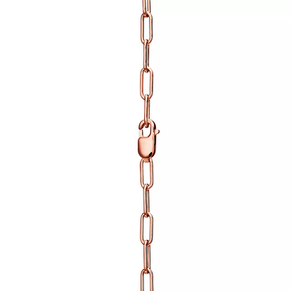 [⭐JeweliWhal]LOCK NECKLACE MEDIUM PENDANT PINK GOLD PAVED DIAMONDS