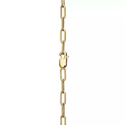 [⭐JeweliWhal]LOCK NECKLACE MEDIUM PENDANT GOLD PAVED DIAMONDS