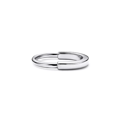 [⭐JeweliWhal]LOCK RING SILVER