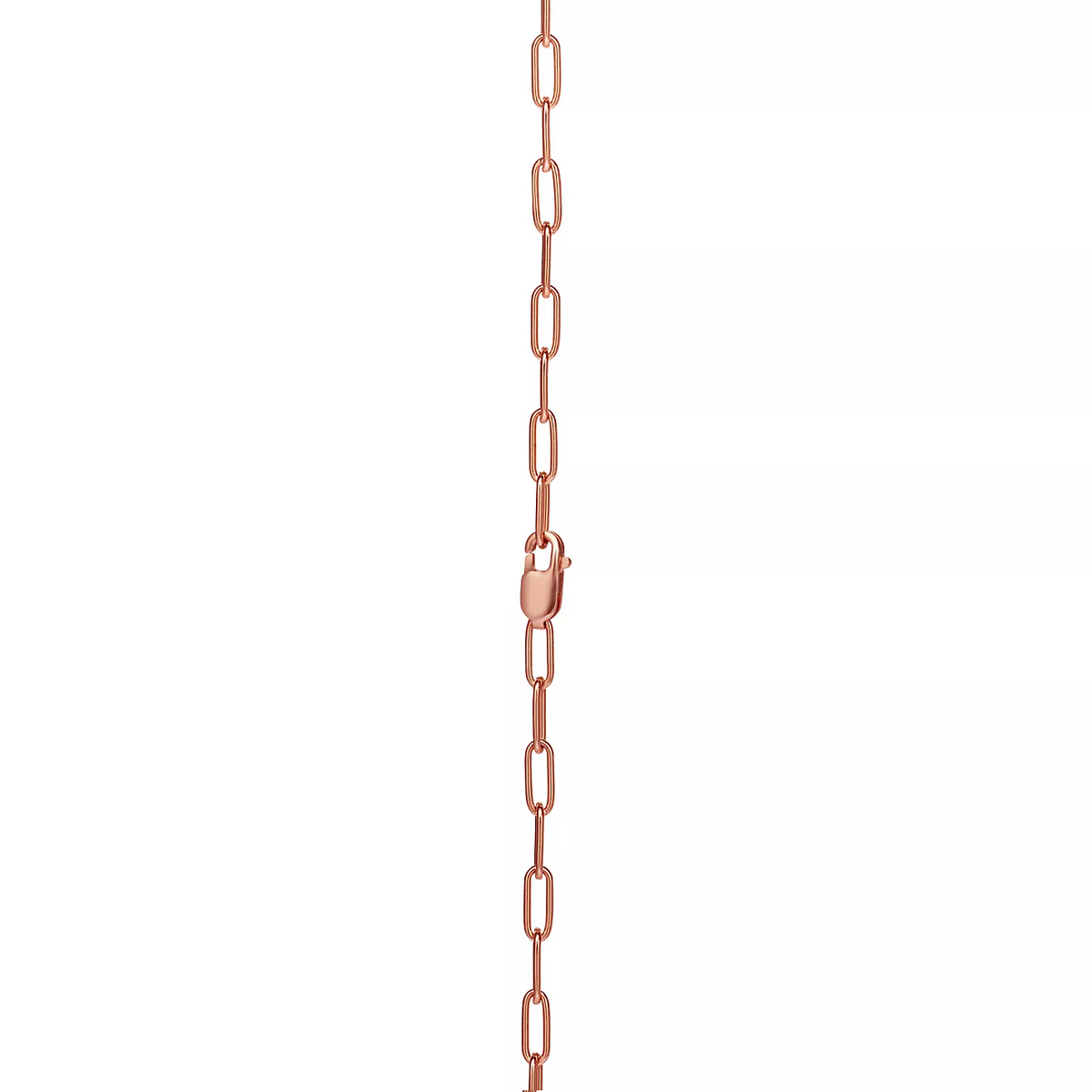 [⭐JeweliWhal]LOCK MEDIUM PENDANT PINK DIAMOND PINK GOLD NECKLACE