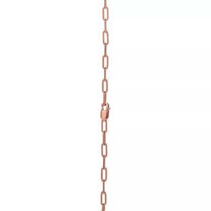 [⭐JeweliWhal]LOCK MEDIUM PENDANT PINK DIAMOND PINK GOLD NECKLACE