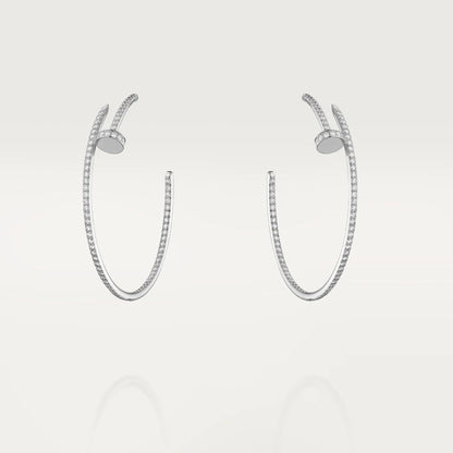 [⭐⭐JeweliWhal]JUSTE EARRINGS フルダイヤモンド 1.8mm