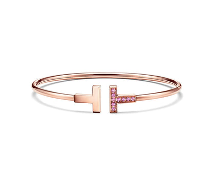 [⭐JeweliWhal]T PINK GOLD PINK DIAMOND BRACELET