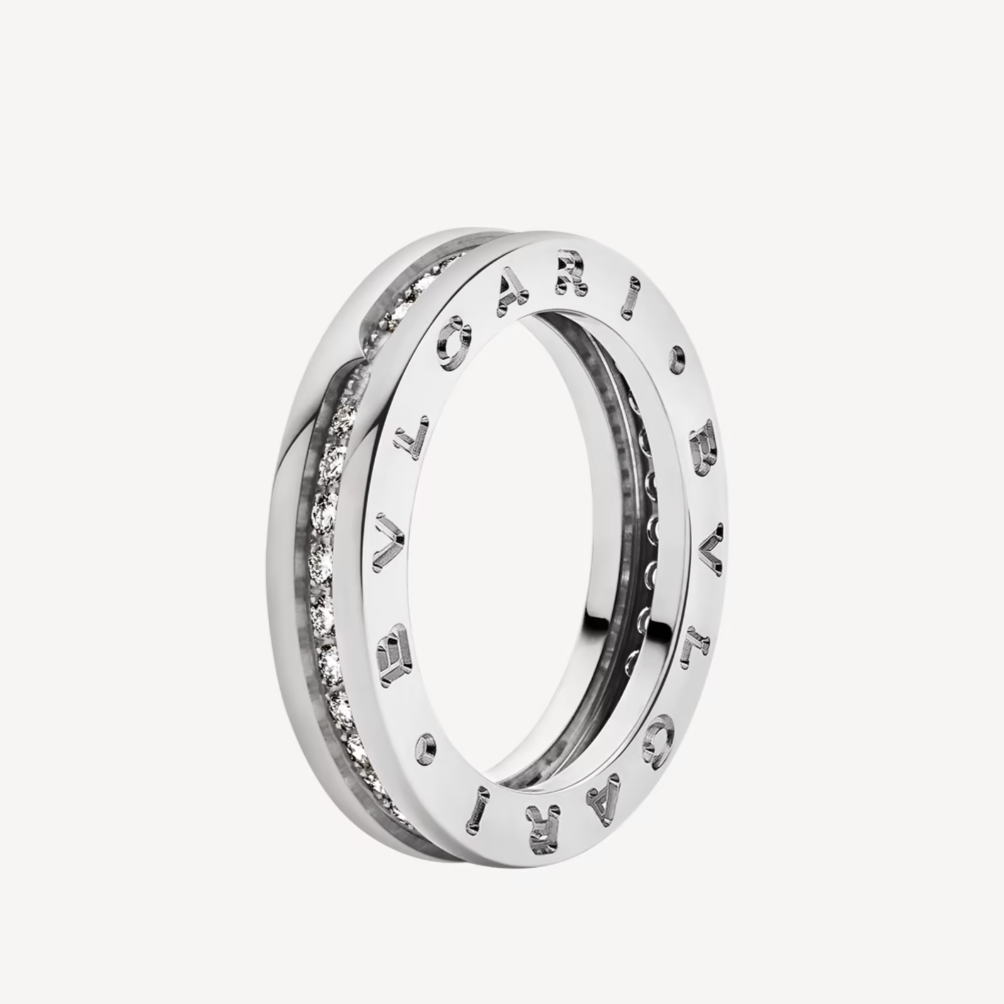 [⭐⭐JeweliWhal]ZERO 1 ONE-BAND PAVED DIAMONDS ON THE SPIRAL RING