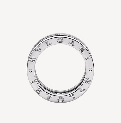 [⭐⭐JeweliWhal]ZERO 1 WITH PAVED DIAMONDS ON THE SPIRAL RING