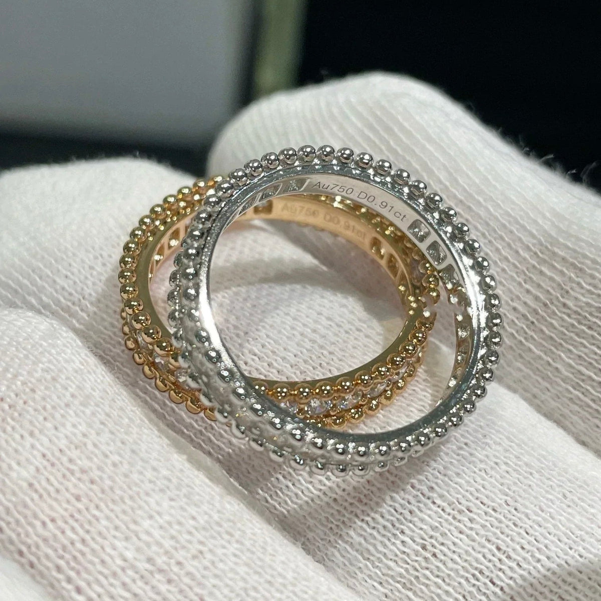 [⭐⭐JeweliWhal]PERLEE DIAMOND SILVER RING