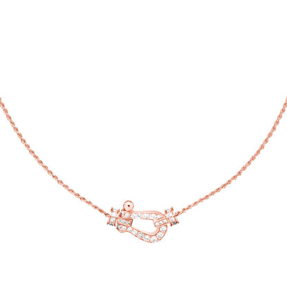 [⭐⭐JeweliWhal]FORCE 10 PINK GOLD DIAMOND NECKLACE