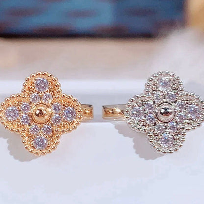 [⭐⭐JeweliWhal]CLOVER DIAMOND RING