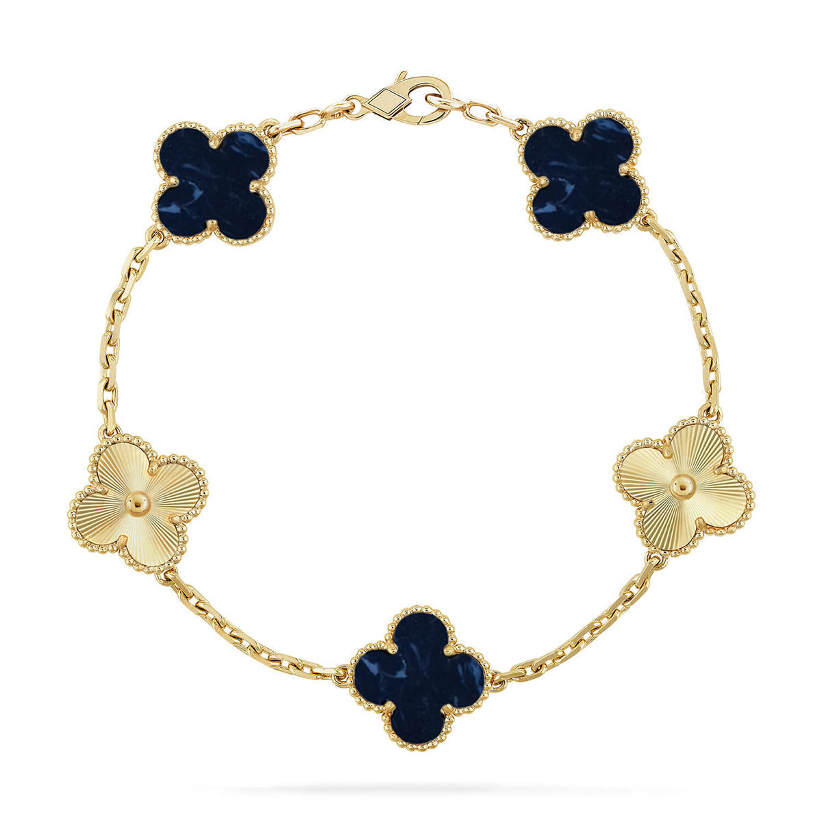 [⭐⭐JeweliWhal]CLOVER 5 MOTIF PIETERSITE BRACELET COLLECTION