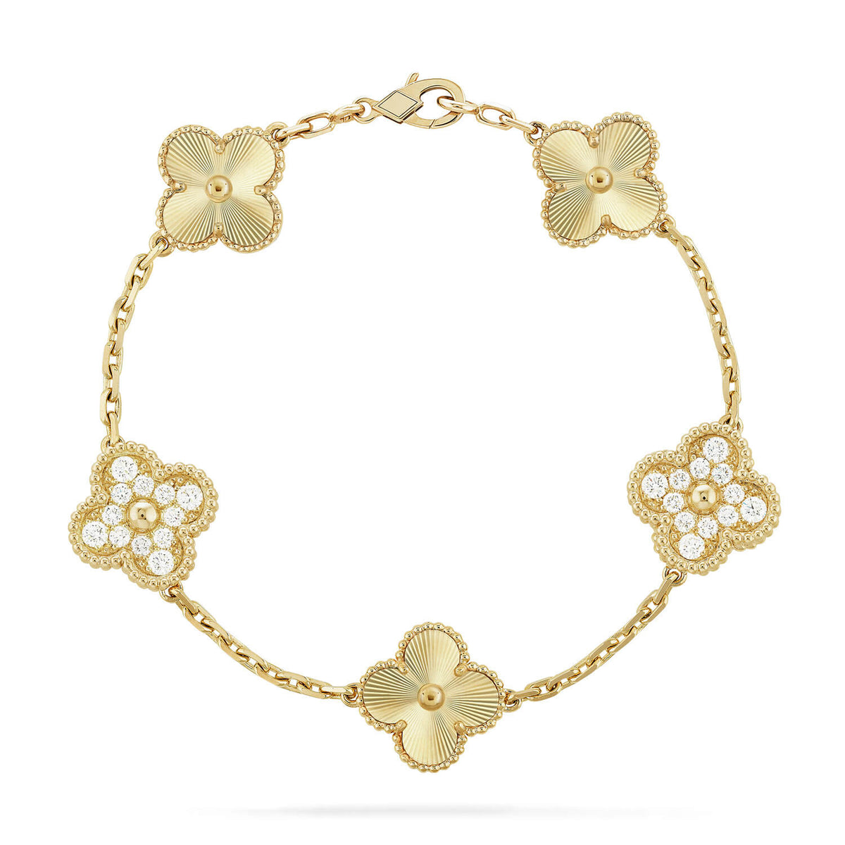 [⭐⭐JeweliWhal] CLOVER 5 MOTIF LASER BRACELET COLLECTION