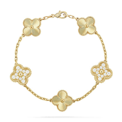 [⭐⭐JeweliWhal] CLOVER 5 MOTIF LASER BRACELET COLLECTION
