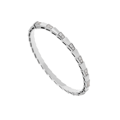 [⭐⭐JeweliWhal]SERPENTI BRACELET SILVER DIAMOND