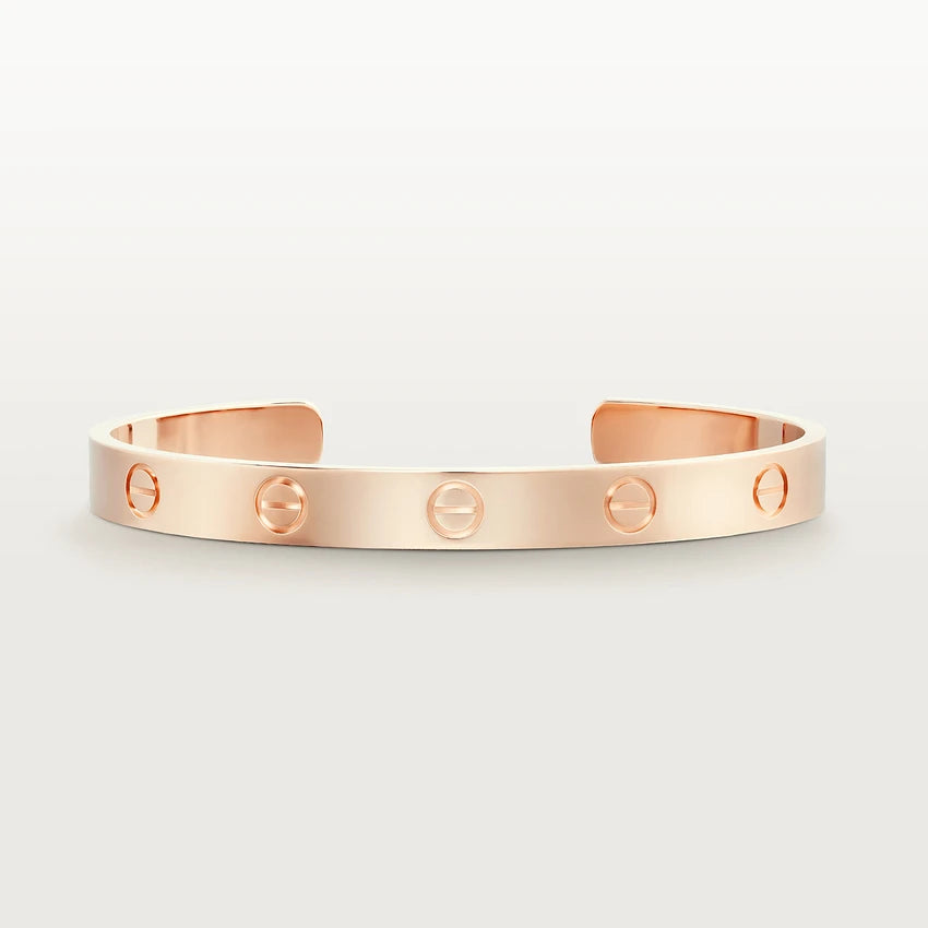 [⭐⭐JeweliWhal]LOVE BRACELET 6.1MM OPEN CUFF