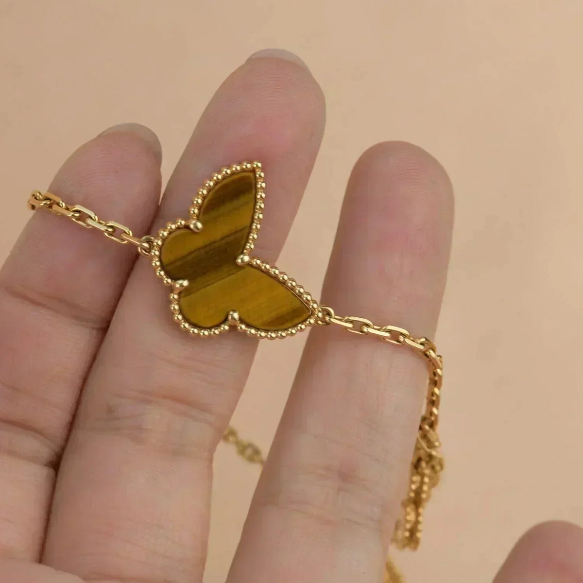 [⭐⭐JeweliWhal]LUCKY SPRING 5 MOTIF GOLD BRACELET