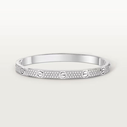 [⭐⭐JeweliWhal]LOVEブレスレット 4.8MM ダイヤモンドパヴェ