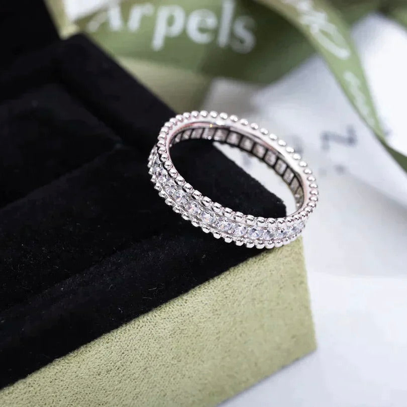 [⭐⭐JeweliWhal]PERLEE DIAMOND SILVER RING