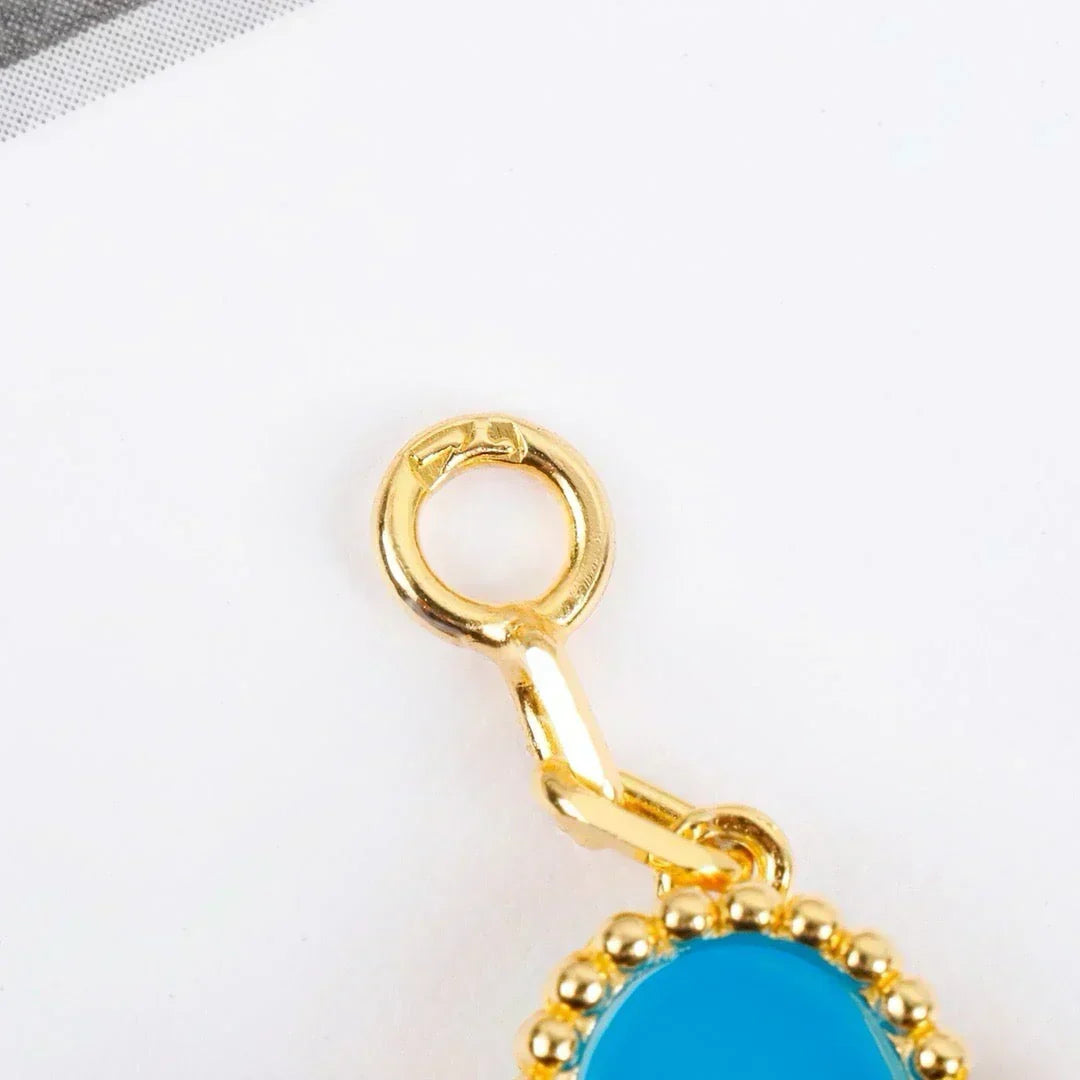 [⭐⭐JeweliWhal] CLOVER 5 MOTIF TURQUOISE BRACELET COLLECTION