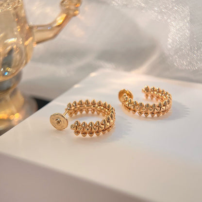 [⭐⭐JeweliWhal]CLASH SMALL HOOP EARRINGS
