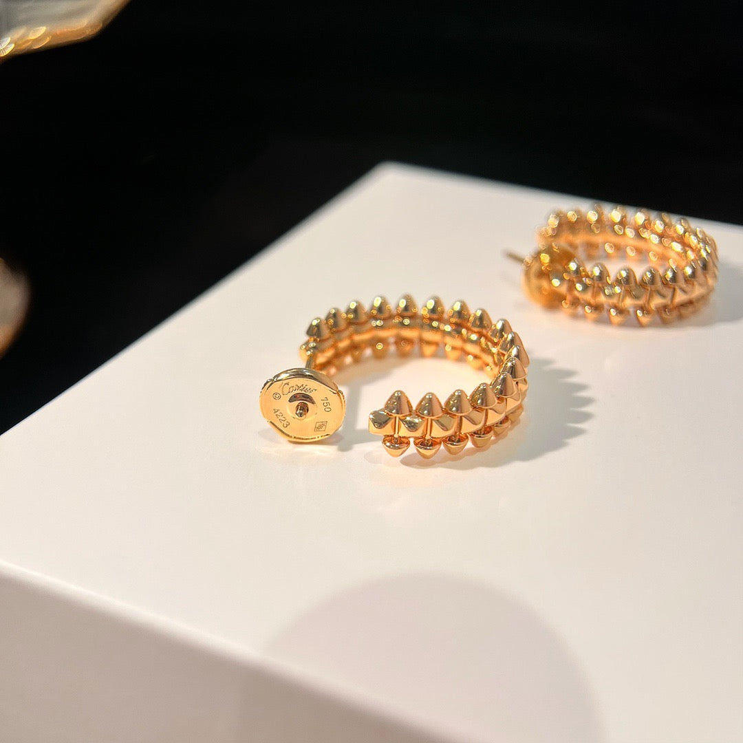 [⭐⭐JeweliWhal]CLASH SMALL HOOP EARRINGS
