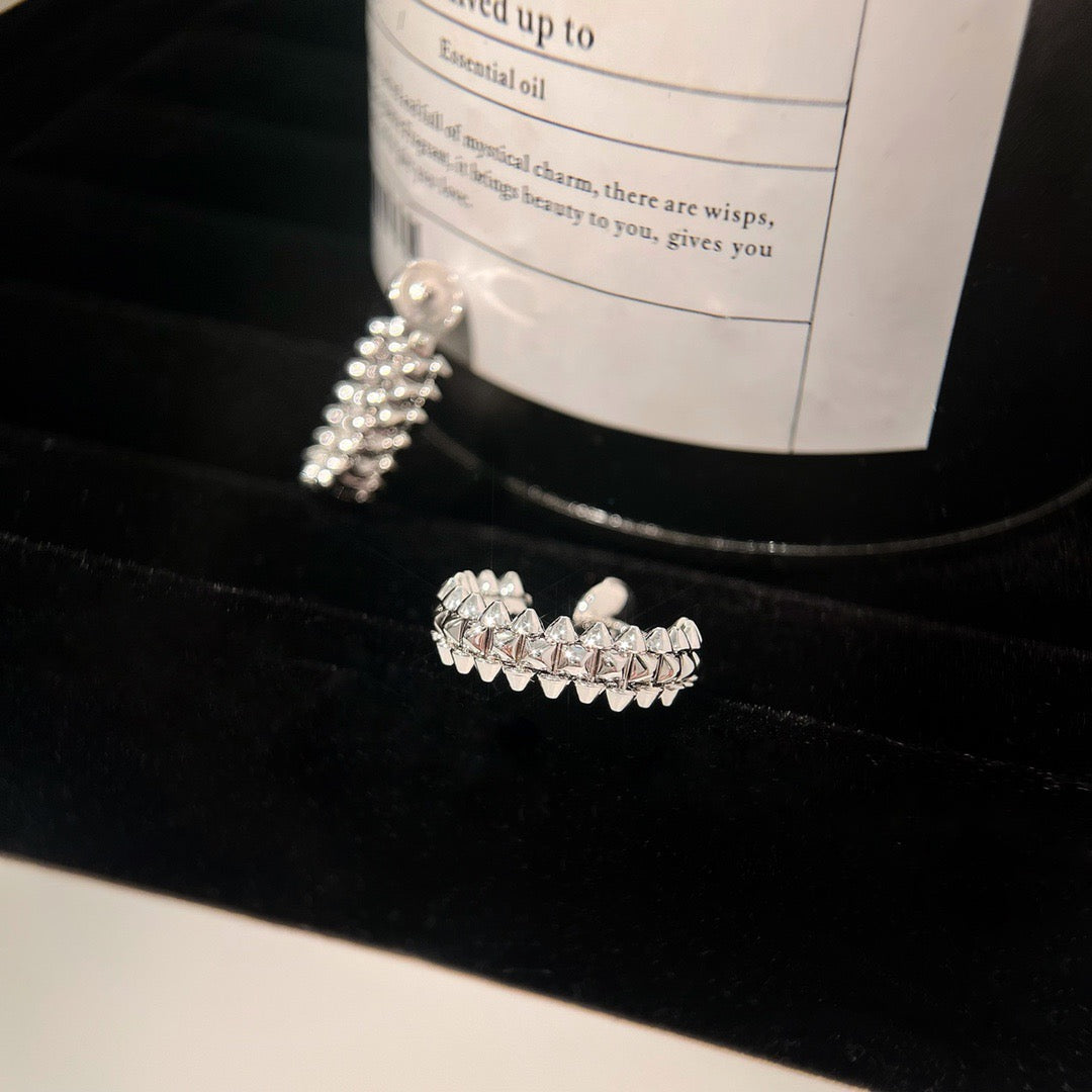 [⭐⭐JeweliWhal]CLASH SMALL HOOP EARRINGS