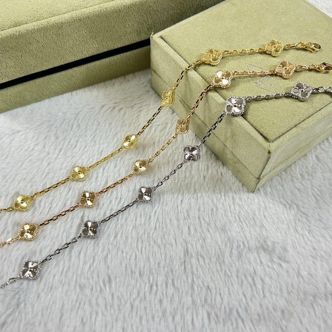 [⭐⭐JeweliWhal]CLOVER 6 MOTIF DIAMOND BRACELET